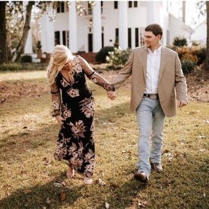 Badgley Mischka evening gown